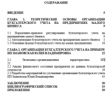 Иллюстрация №2: ОРГАНИЗАЦИЯ БУХГАЛТЕРСКОГО УЧЕТА НА ПРЕДПРИЯТИЯХ МАЛОГО БИЗНЕСА (НА ПРИМЕРЕ ИП) (Дипломные работы - Бухгалтерский учет).